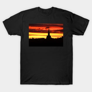 Edinburgh sunrise skyline T-Shirt